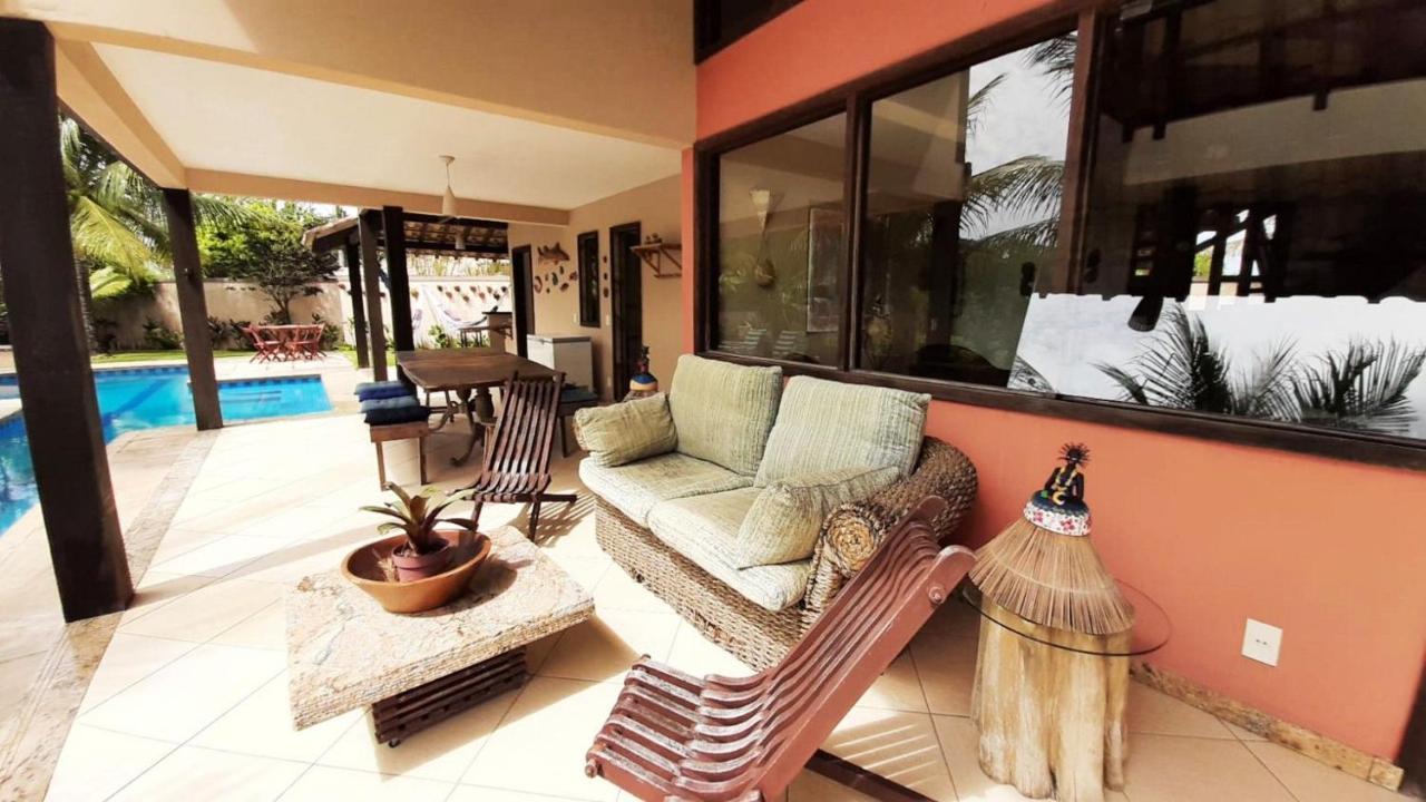 Casa dos Jacarandás com 4 quartos com vista para o mar Porto Seguro Exterior foto