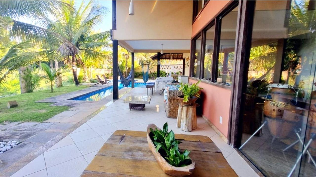 Casa dos Jacarandás com 4 quartos com vista para o mar Porto Seguro Exterior foto