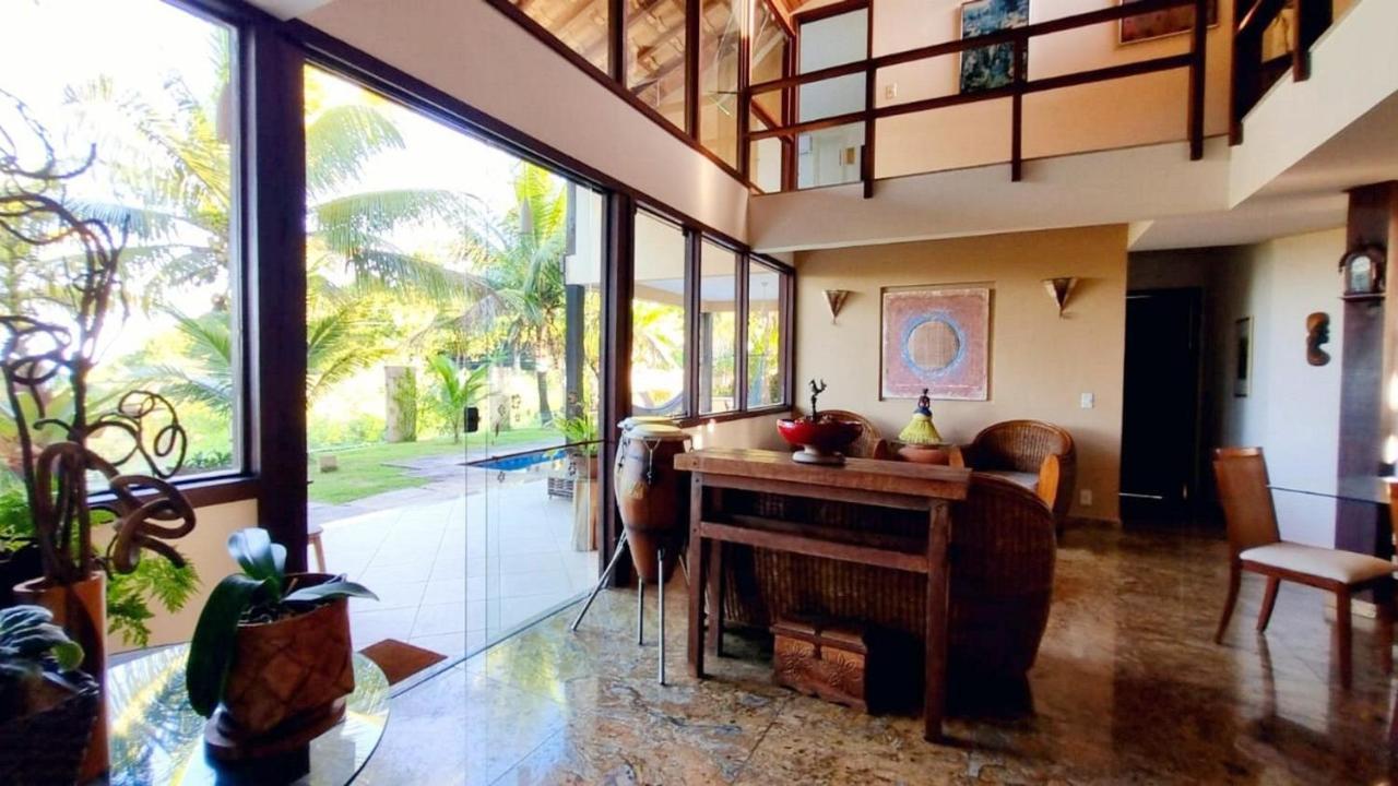 Casa dos Jacarandás com 4 quartos com vista para o mar Porto Seguro Exterior foto